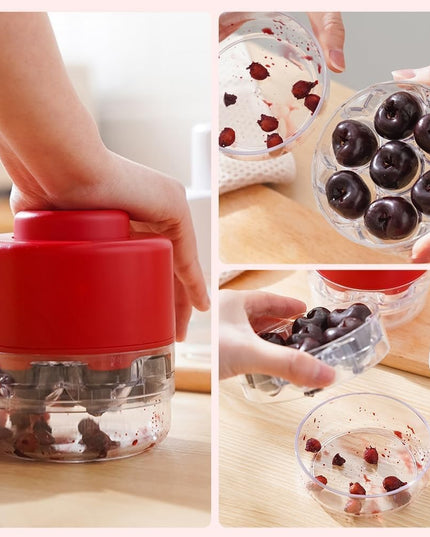 Dispozitiv de Scos Samburi, Manual, cu 7 Gauri, pentru Cirese,din ABS