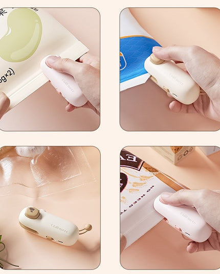 Aparat de Sigilat Ambalaje, Incarcare USB Tip C, 400 mAh,Model Ursulet