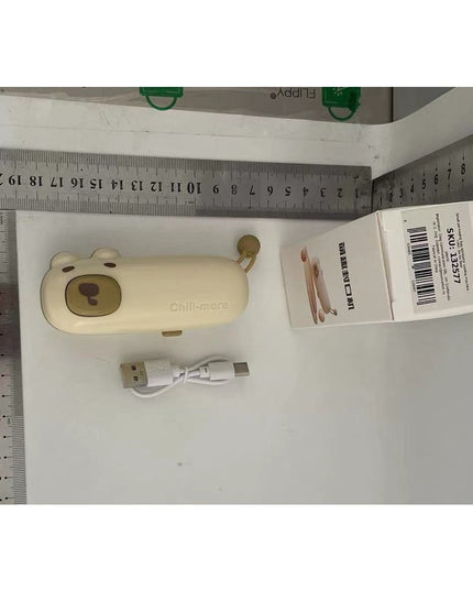 Aparat de Sigilat Ambalaje, Incarcare USB Tip C, 400 mAh,Model Ursulet