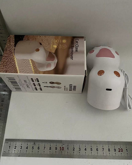 Aparat pentru Curatat Scame, Par Si Praf, Pentru Diferite Tipuri De Material, Incarcare USB Type-C, Model Labuta de Pisica