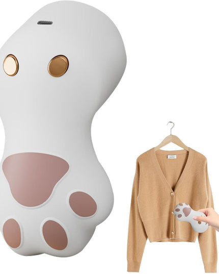 Aparat pentru Curatat Scame, Par Si Praf, Pentru Diferite Tipuri De Material, Incarcare USB Type-C, Model Labuta de Pisica