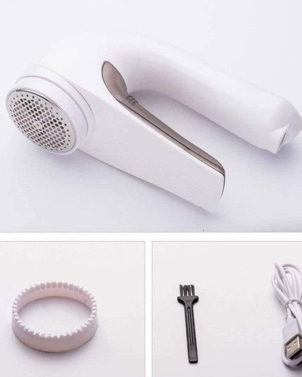 Aparat Pentru Curatat Scame, Par Si Praf, Trimmer pentru Diferite Tipuri De Material, Cu Lame Din Otel Inoxidabil, Maner Ergonomic, Incarcare Prin USB