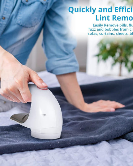 Aparat Pentru Curatat Scame, Par Si Praf, Trimmer pentru Diferite Tipuri De Material, Cu Lame Din Otel Inoxidabil, Maner Ergonomic, Incarcare Prin USB