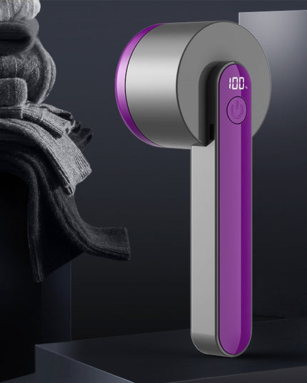 Aparat Pentru Curatat Scame, Par Si Praf, Trimmer pentru Diferite Tipuri De Material, Cu Lame Din Otel Inoxidabil, Maner Ergonomic, Incarcare Prin USB