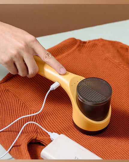 Aparat Scame si Par Haine, Electric, USB inclus, Periuta Curatare, pentru Diferite Tesaturi, 3 Trepte