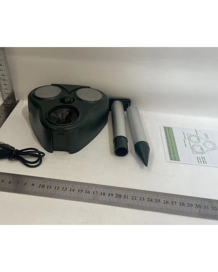 Aparat Solar LED cu Ultrasunete, Repelent pentru Animale Mari si Mici, Lumina Rosie si Alba, Anti Rozatoare, Anti Insecte, Frecventa 13.5KHZ-65 KHZ, Senzor PIR