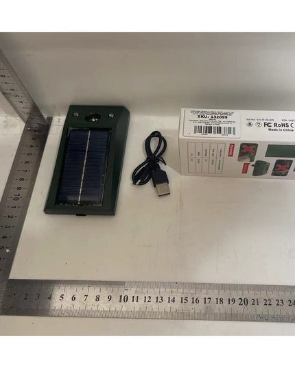 Aparat Solar LED cu Ultrasunete, Repelent pentru Animale Mari si Mici, Lumina Rosie si Alba, Anti Rozatoare, Anti Insecte, Frecventa 9-36.5KHZ