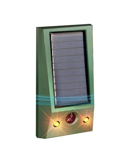 Aparat Solar LED cu Ultrasunete, Repelent pentru Animale Mari si Mici, Lumina Rosie si Alba, Anti Rozatoare, Anti Insecte, Frecventa 9-36.5KHZ