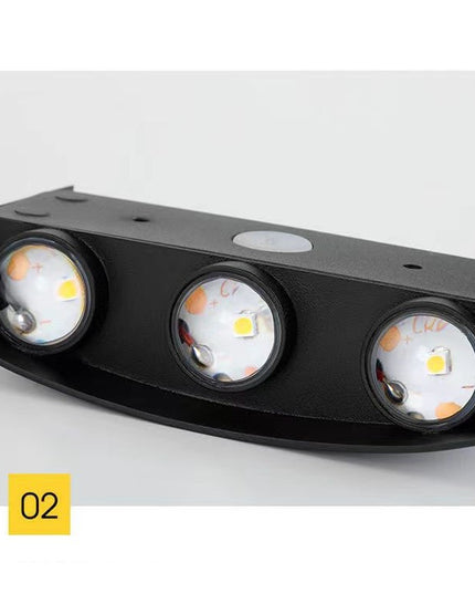 Aplica pentru Perete, Interior/Exterior, Rezistenta la Umezeala, 8 W, Aluminiu