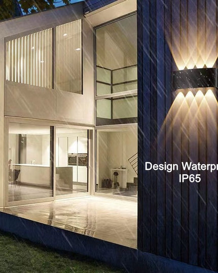 Aplica pentru Perete, Interior/Exterior, Rezistenta la Umezeala, 8 W, Aluminiu