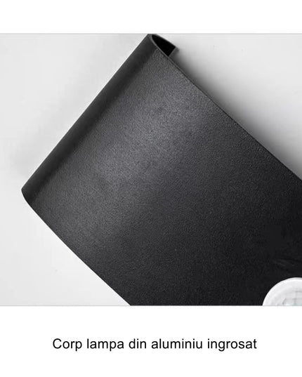 Aplica pentru Perete, Interior/Exterior, Rezistenta la Umezeala, 8 W, Aluminiu