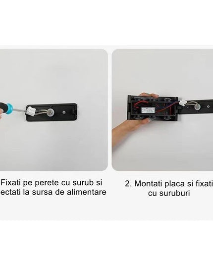 Aplica pentru Perete, Interior/Exterior, Rezistenta la Umezeala, 8 W, Aluminiu