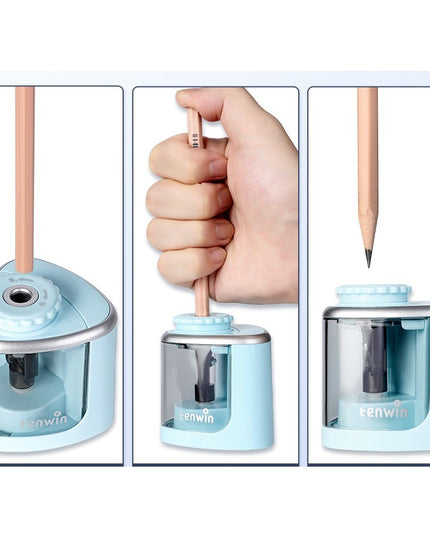 Ascutitoare Electrica Semi-Automata, din Plastic, Baterii 2 x AA (neincluse)