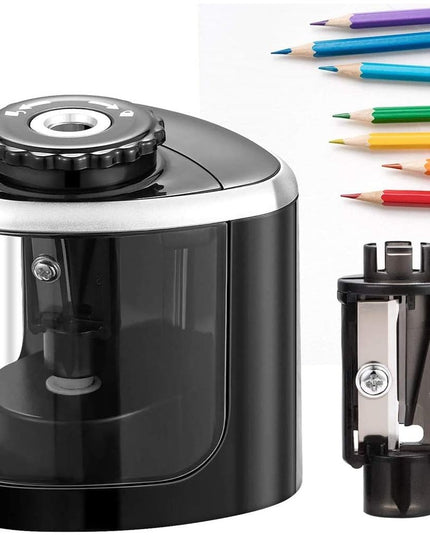 Ascutitoare Electrica Semi-Automata, din Plastic, Baterii 2 x AA (neincluse)