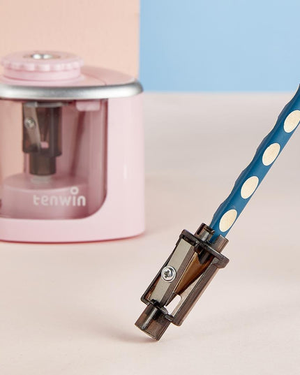 Ascutitoare Electrica Semi-Automata, din Plastic, Baterii 2 x AA (neincluse)