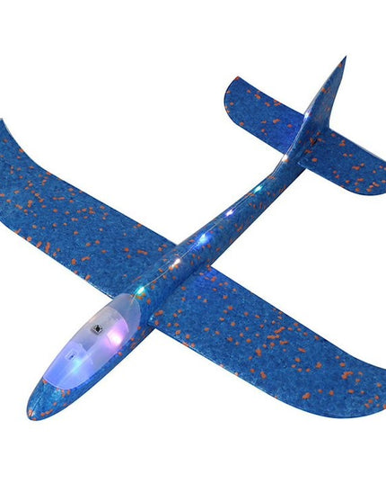 Avion Planor cu Lumini pe Toata Lungimea, din Poliester, 48 cm