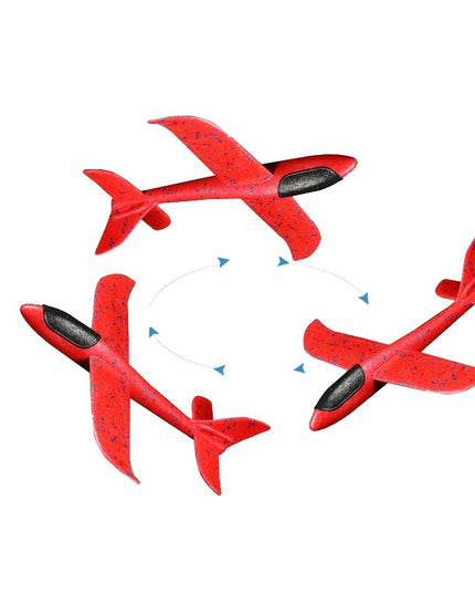 Avion Planor din Polistiren, Lungime 84 cm , Jucarie Recreativa, Cascadorii