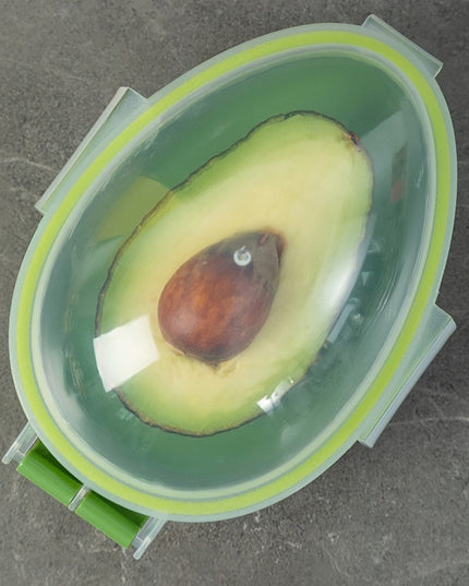 Recipient de Depozitare Avocado, Etans, pentru Frigider, din Plastic, Mentinere Proaspata