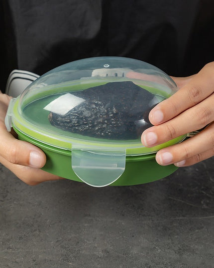 Recipient de Depozitare Avocado, Etans, pentru Frigider, din Plastic, Mentinere Proaspata