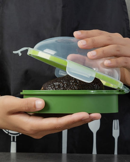 Recipient de Depozitare Avocado, Etans, pentru Frigider, din Plastic, Mentinere Proaspata,