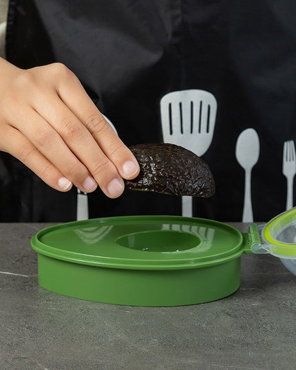 Recipient de Depozitare Avocado, Etans, pentru Frigider, din Plastic, Mentinere Proaspata