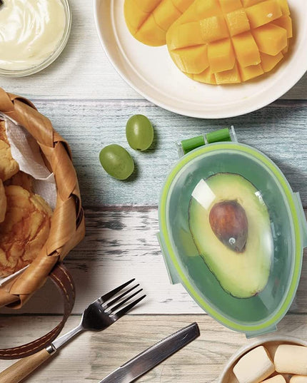 Recipient de Depozitare Avocado, Etans, pentru Frigider, din Plastic, Mentinere Proaspata