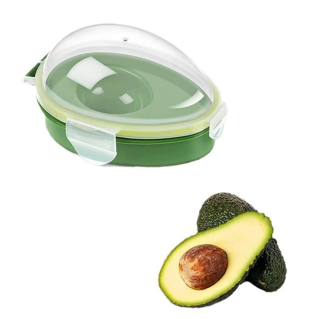 Recipient de Depozitare Avocado, Etans, pentru Frigider, din Plastic, Mentinere Proaspata,