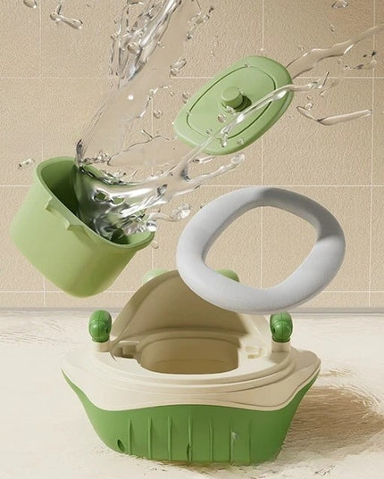 Olita 2in1, Model Balena, cu Reductor WC, din Plastic, cu Muzica si Lumini