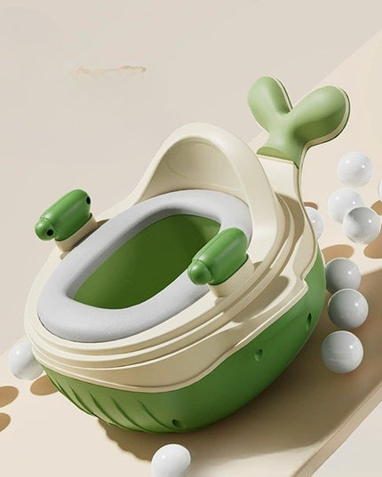 Olita 2in1, Model Balena, cu Reductor WC, din Plastic, cu Muzica si Lumini