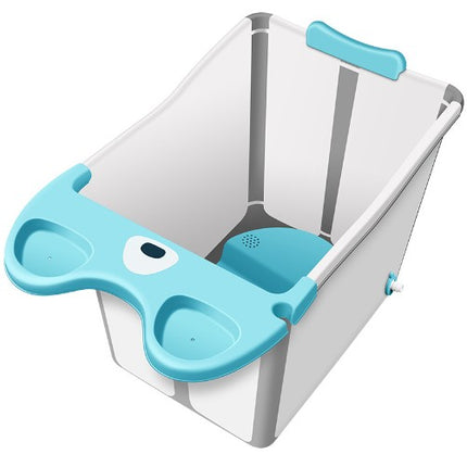 Cada Pliabila pentru Baie, din PP+TPE, pentru Copii +6 Luni, Model Ursulet, Scaun de Interior, Detasabil