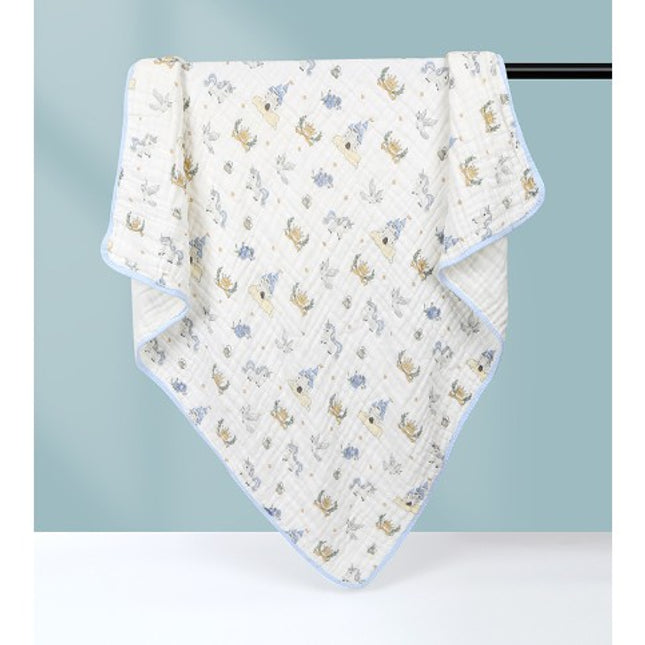 Prosop de baie din bumbac si tifon pentru Bebelusi, cu Sase Straturi, pentru Copii,Model Unicorni