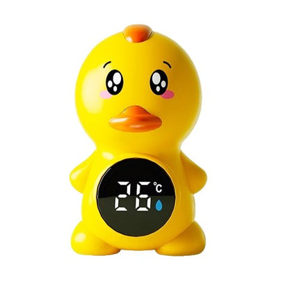 Termometru Electronic LED pentru Baie, Plutitor, Rezistent la apă, IPX7, Multifunctional, 3 Trepte de Temperatura, Model Ratusca, 12x7cm