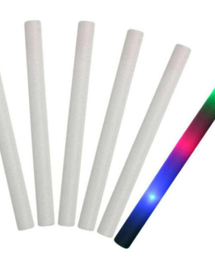 Bagheta cu Led, din Burete, cu Baterii, Lumina Multicolora