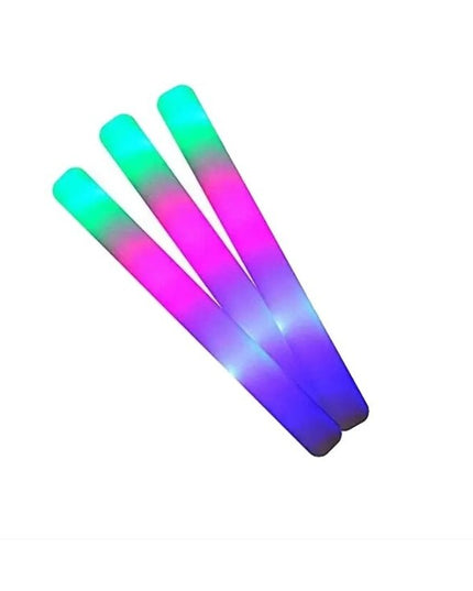 Bagheta cu Led, din Burete, cu Baterii, Lumina Multicolora