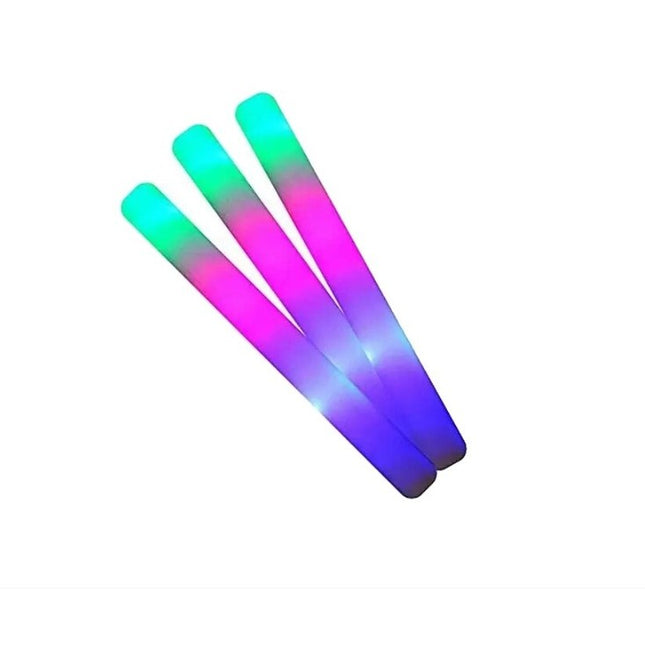 Bagheta cu Led, din Burete, cu Baterii, Lumina Multicolora