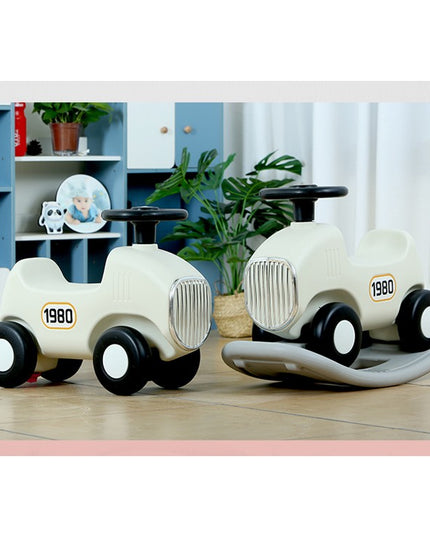 Balansoar 1 pentru copii masinuta detasabila, varsta peste 1 an, unghi 40 de grade, interior/exterior, volan cu sunete si lumini