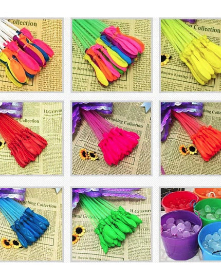 Baloane de Apa pentru Distractii, Baloane cu Umplere Rapida, Baloane de Lupta cu Apa, 111 bucati, din Emulsie