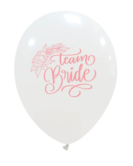 Baloane de Decor, Set 10 Baloane de Decor pentru Echipa Miresei, din Latex 25 cm, /