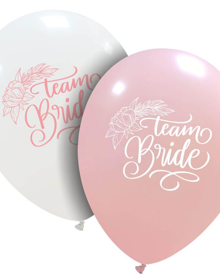 Baloane de Decor, Set 10 Baloane de Decor pentru Echipa Miresei, din Latex 25 cm, /