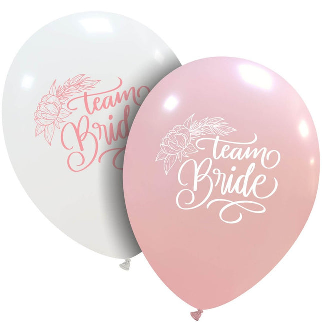 Baloane de Decor, Set 10 Baloane de Decor pentru Echipa Miresei, din Latex 25 cm, /