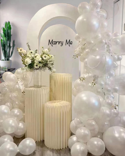 Baloane din Latex pentru Arcada, din 120 baloane, Model Party, Botez, Pai