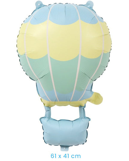 Balon din Folie Metalizata, Figurina Animata, Model Balon cu Aer Cald,Ambalaj Individual, Pai Inclus, Umflare cu Aer sau Heliu