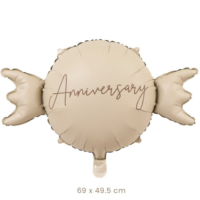 Balon din Folie Metalizata, Figurina Animata, Model Bombonica Aniversara,Ambalaj Individual, Pai Inclus, Umflare cu Aer sau Heliu