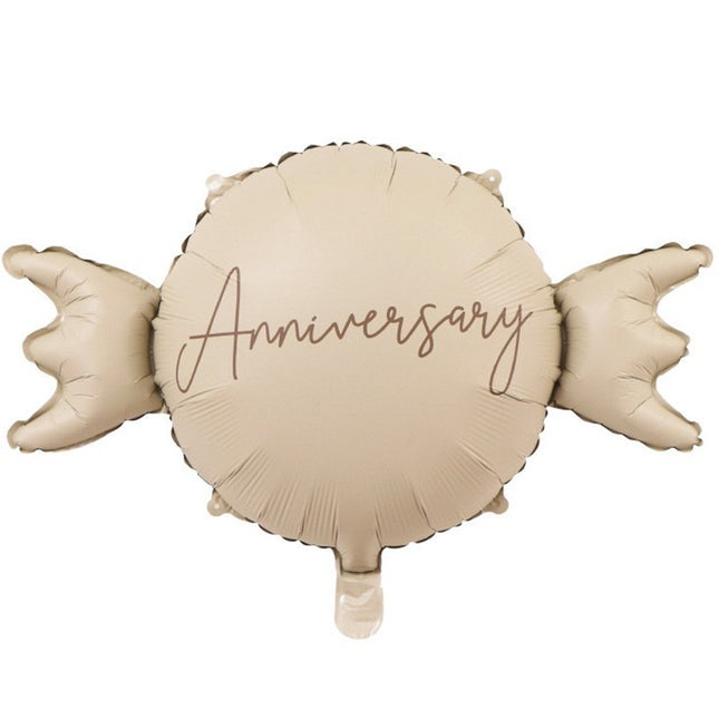 Balon din Folie Metalizata, Figurina Animata, Model Bombonica Aniversara,Ambalaj Individual, Pai Inclus, Umflare cu Aer sau Heliu