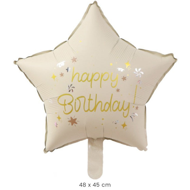 Balon din Folie Metalizata, Figurina Animata, Model Stea,Ambalaj Individual, Pai Inclus, Umflare cu Aer sau Heliu