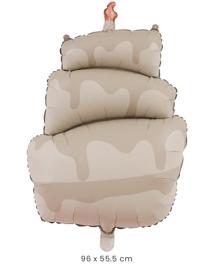 Balon din Folie Metalizata, Figurina Animata, Model Tort,Ambalaj Individual, Pai Inclus, Umflare cu Aer sau Heliu