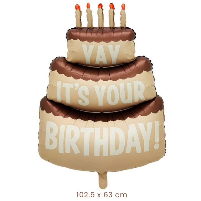 Balon din Folie Metalizata, Figurina Animata, Model Tort Aniversar,Ambalaj Individual, Pai Inclus, Umflare cu Aer sau Heliu