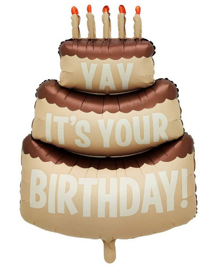 Balon din Folie Metalizata, Figurina Animata, Model Tort Aniversar,Ambalaj Individual, Pai Inclus, Umflare cu Aer sau Heliu