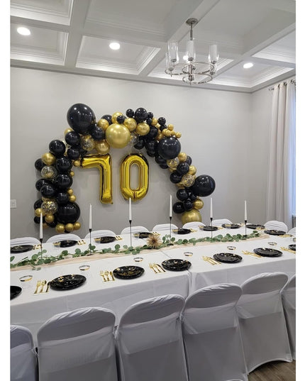 Balon din Folie Metalizata Figurina Cifra, Tema Aniversare 80 cm, Ambalaj Individual, Pai inclus, Umflare cu Aer sau Heliu,Cifra 0