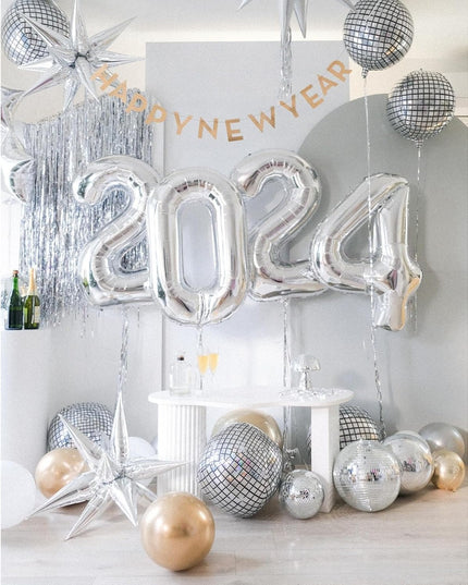 Balon din Folie Metalizata Figurina Cifra, Tema Aniversare 80 cm, Ambalaj Individual, Pai inclus, Umflare cu Aer sau Heliu,Cifra 0